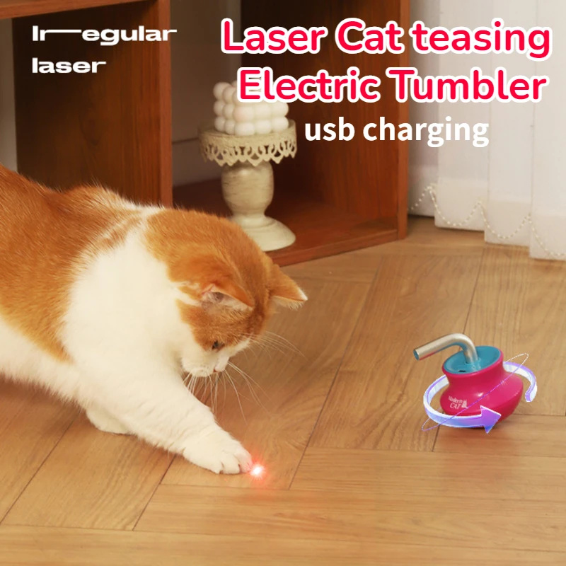 Laser Pointer Cat Toy Automatic - Giocattolo per gatti laser automatico intelligente