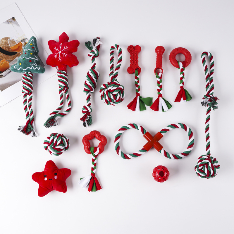 Indestructible Dog Chew Toy - Giocattolo per cani transfrontaliero in corda