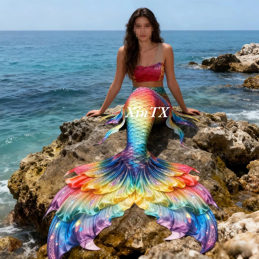 Aquarium - Costume da bagno femminile con coda