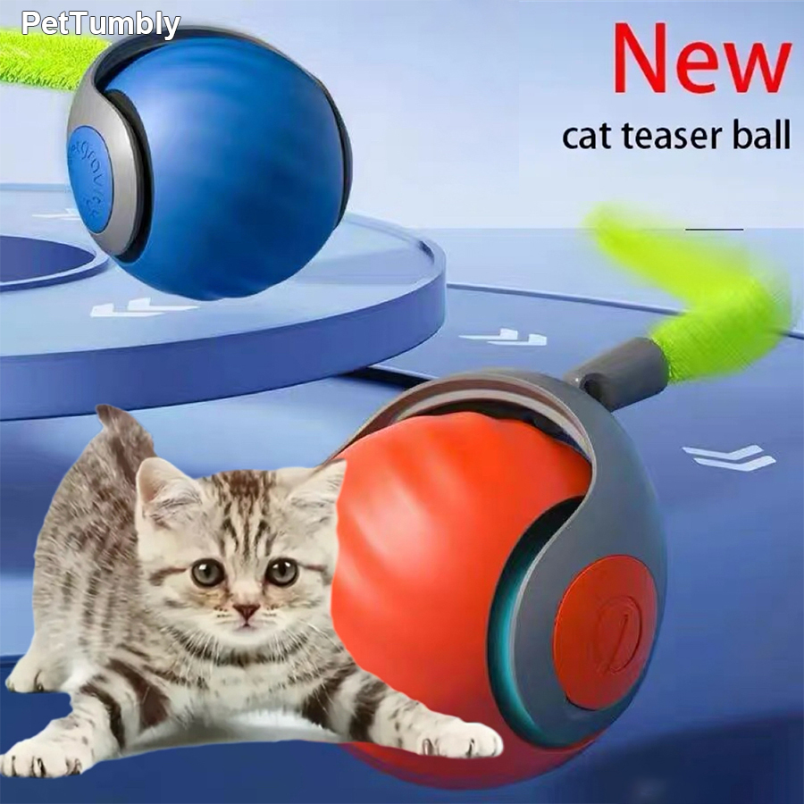 Automatic Moving Dog Ball - Palla Giocattolo Interattiva per Gatti, Giocattolo