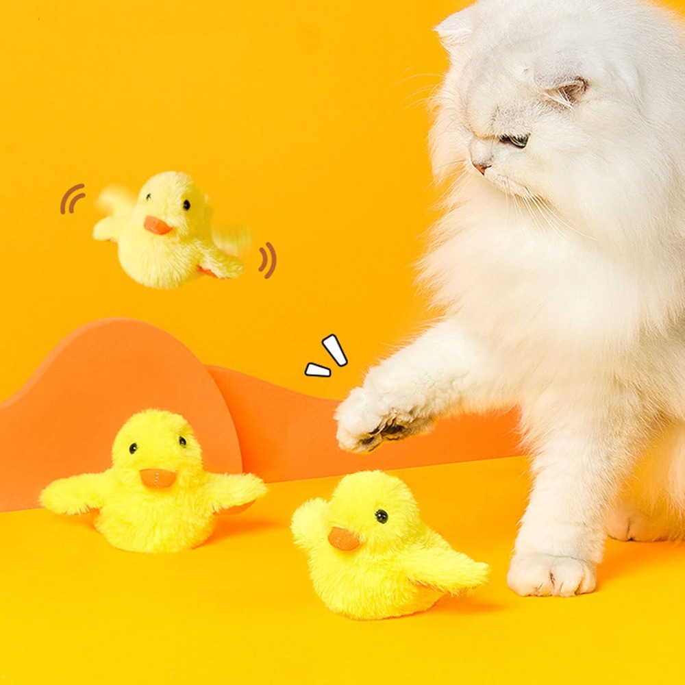 Catnip Interactive Plush Mouse - Giocattolo Elettrico Interattivo per Gatti a