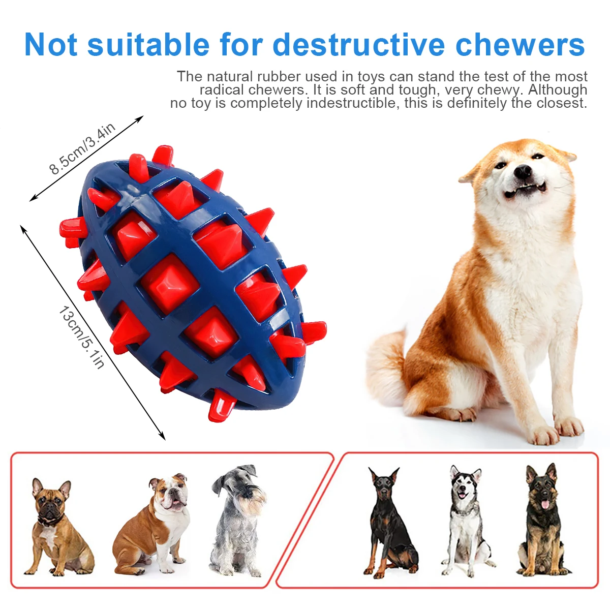 1/2Pcs giocattoli da masticare - Interactive Squeaky Plush Dog Toy recensione e prezzo