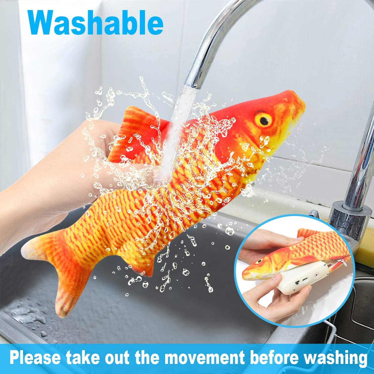 Giocattoli per gatti a forma d - Electric Floppy Fish Dog Toy recensione e prezzo