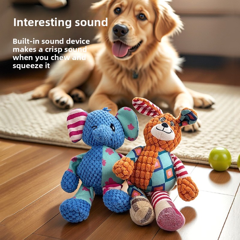 Giocattolo per cani in peluche - Interactive Squeaky Plush Dog Toy recensione e prezzo