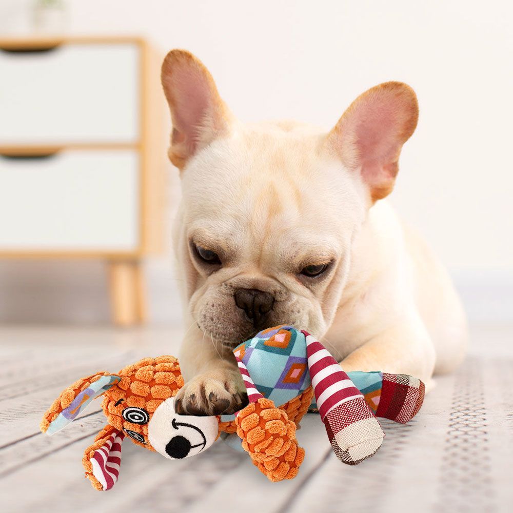 Giocattolo per cani in peluche - Interactive Squeaky Plush Dog Toy recensione e prezzo