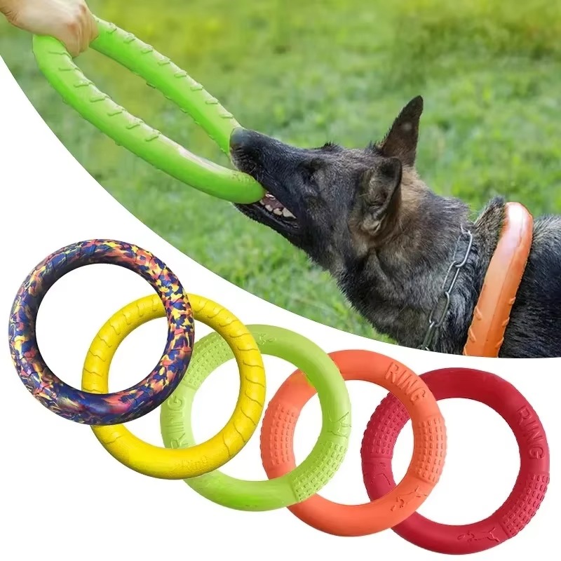 Giocattoli per cani: Frisbee v - Flying Disc Dog Training Toy recensione e prezzo